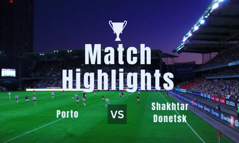 Porto vs Shakhtar Donetsk Latest highlights and score